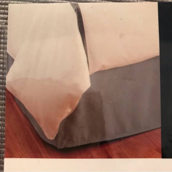 Nicole Miller KING BED SKIRT pewter NEW - Picture 4 of 12